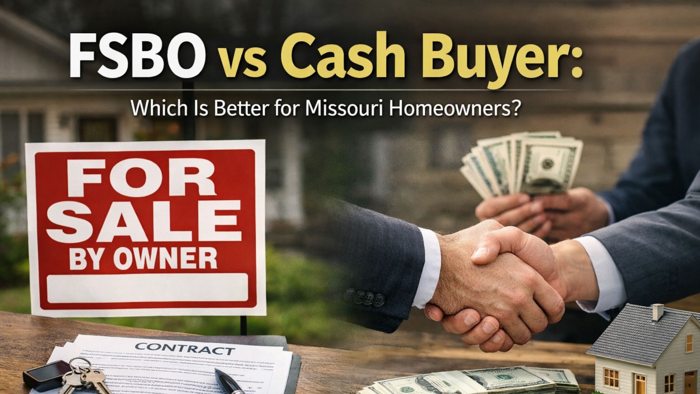 FSBO vs Cash Buyer: Which Is Better for Missouri Homeowners?