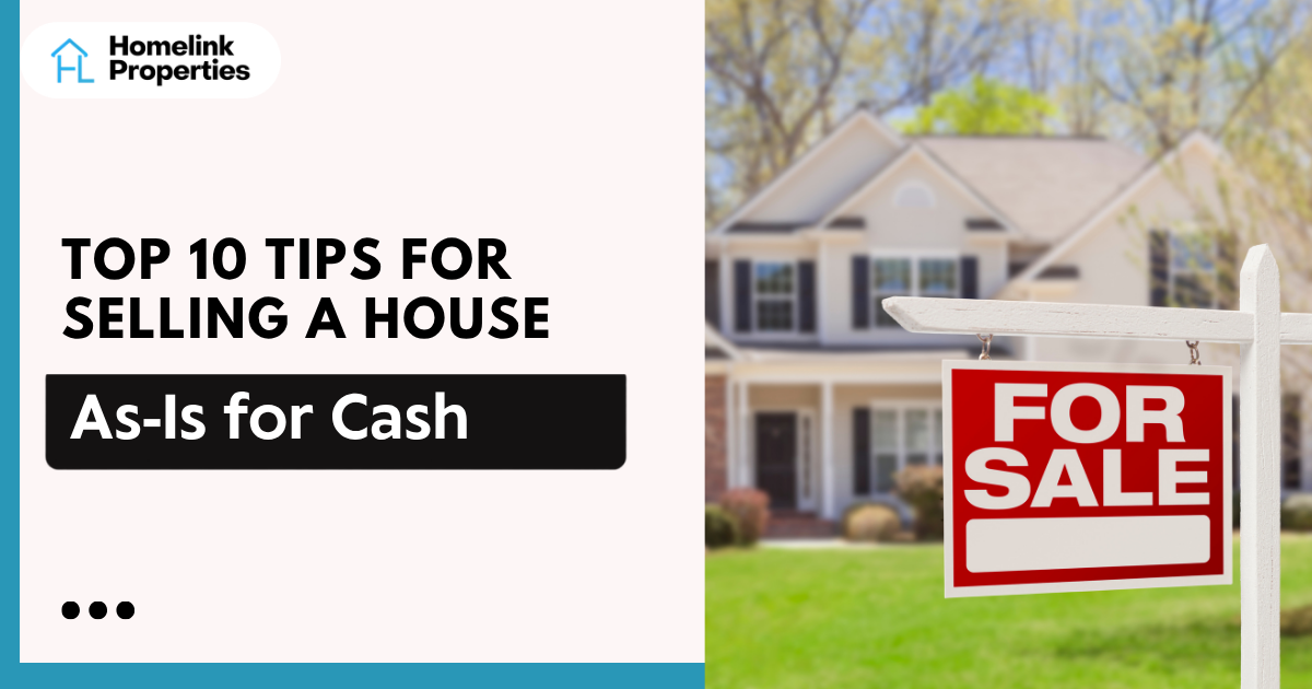 Top 10 Tips for Selling a House As-Is for Cash