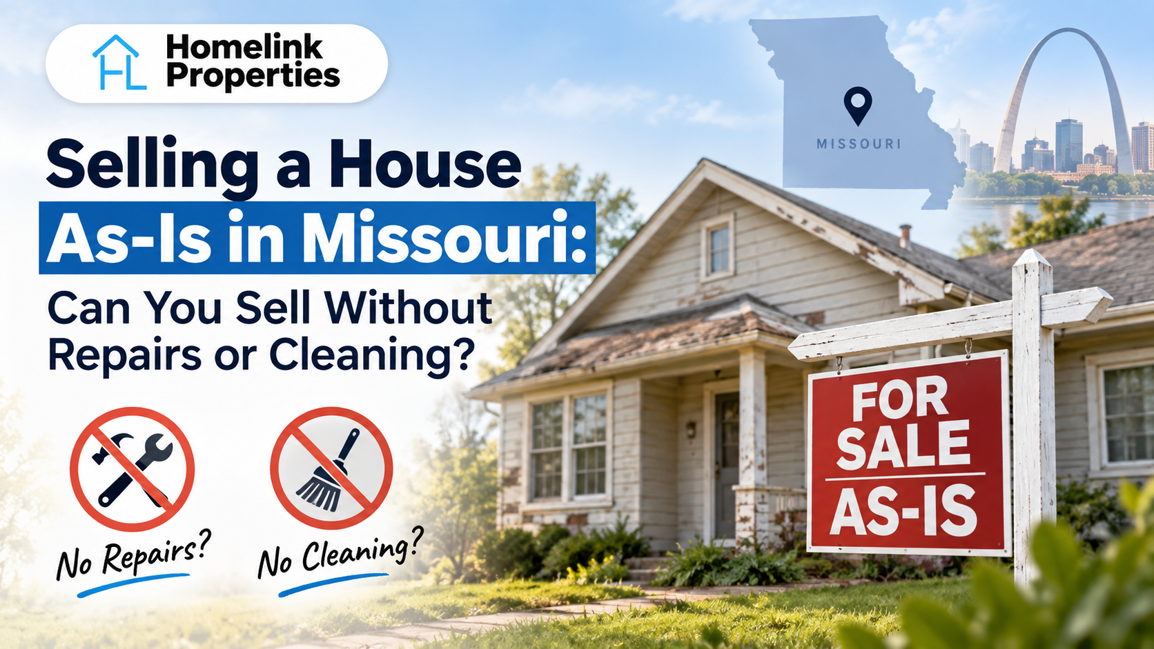 Selling a House As-Is in Missouri: Can You Sell Without Repairs or Cleaning?